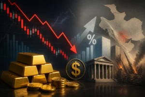 الذهب يواصل الهبوط تحت ضغط رفع أسعار الفائدة وتصاعد التوترات الإيرانية