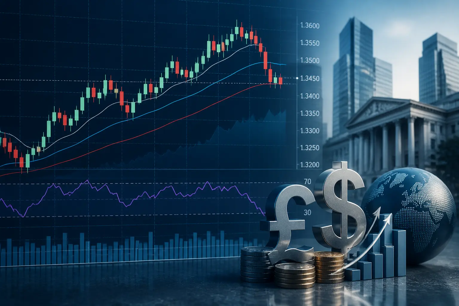 زوج الاسترليني/دولار يتراجع دون 1.3450 مع بقاء الاتجاه الصعودي الفني