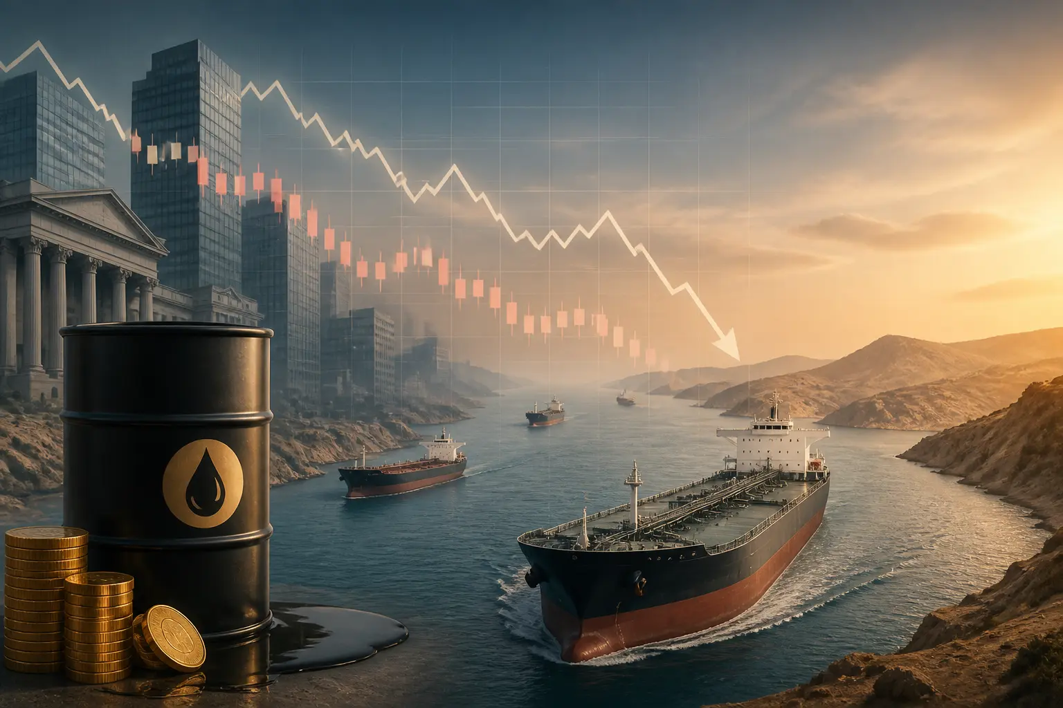 انخفاض خام غرب تكساس الوسيط إلى 80.50 دولار مع تزايد حركة ناقلات النفط عبر مضيق هرمز