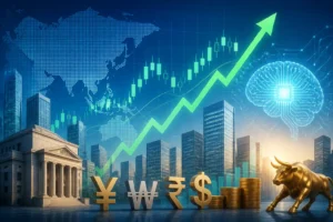 ارتفاع قوي للأسهم الآسيوية بقيادة KOSPI وسط تفاؤل متجدد بالذكاء الاصطناعي