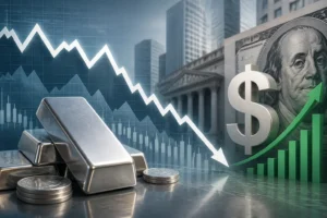 تراجع سعر الفضة إلى 58.40 دولار مع تعافي الدولار الأمريكي