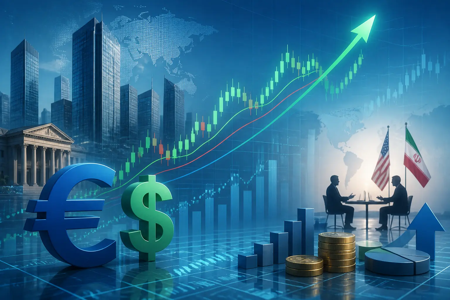زوج يورو/دولار يحقق مكاسب فوق 1.1500 وسط ترقب لمفاوضات أمريكية إيرانية وبيانات اقتصادية