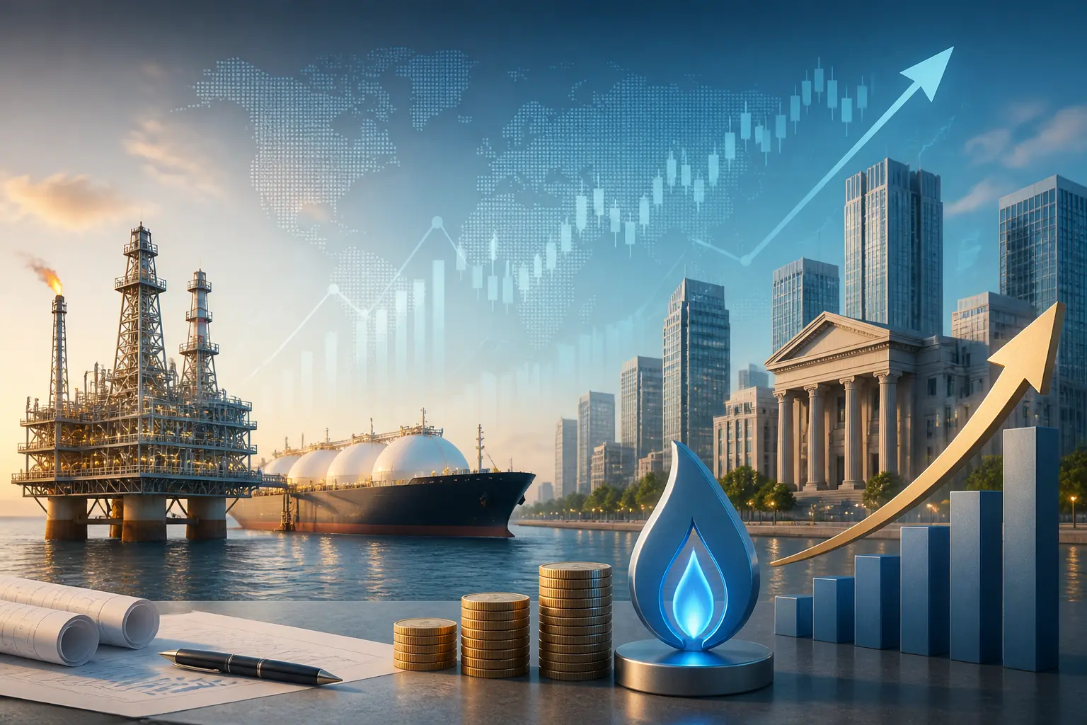 مصر تبدأ إنتاج الغاز من حقل خوفو في 2027 بمعدل 45 مليون قدم مكعبة يومياً