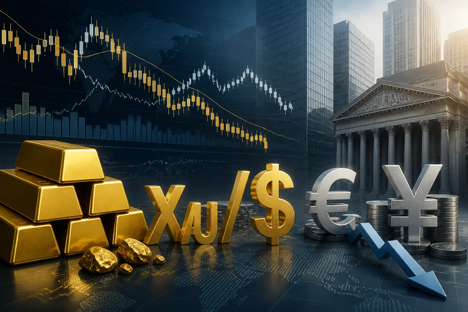 تداول الذهب XAU/USD بحذر بعد إلغاء الضربات الأمريكية ضد إيران وتعزيز الين الياباني