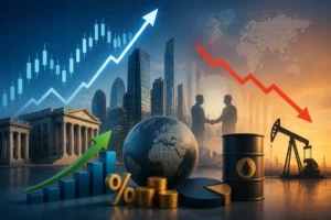 ارتفاع العقود الآجلة لمؤشر داو جونز مع تراجع أسعار النفط وسط تطورات دبلوماسية بين واشنطن وطهران