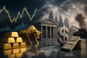 تردد ثيران الذهب وسط دعم الدولار برهانات رفع الفائدة والتوترات الجيوسياسية