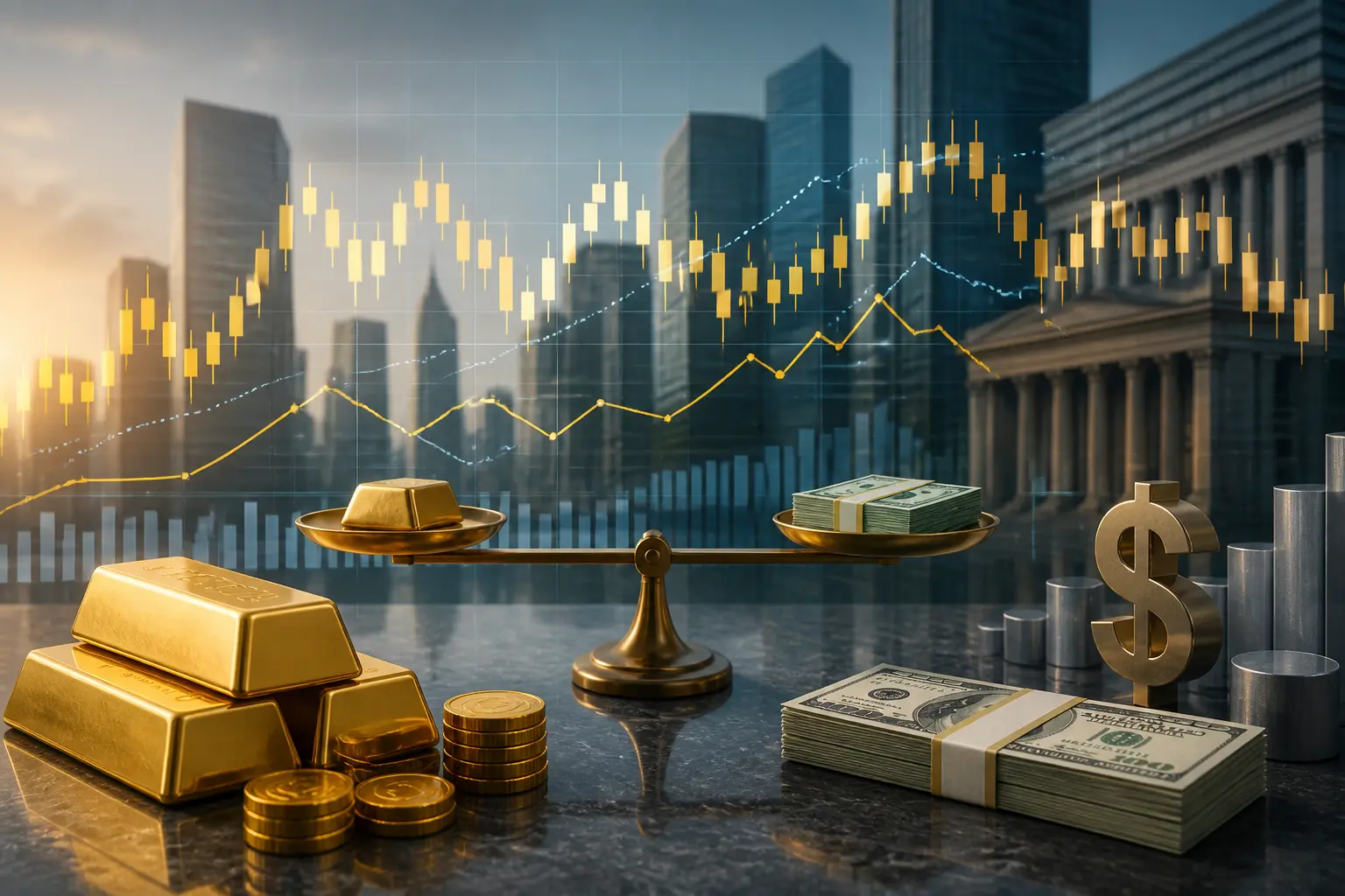 الذهب يحافظ على مكاسبه دون 4300 دولار وسط تذبذب الدولار الأمريكي