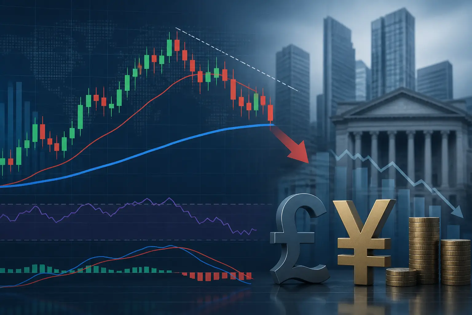 زوج استرليني/ين GBP/JPY يحافظ على دعم المتوسط المتحرك 200 يوم وسط مخاطر هبوطية مستمرة