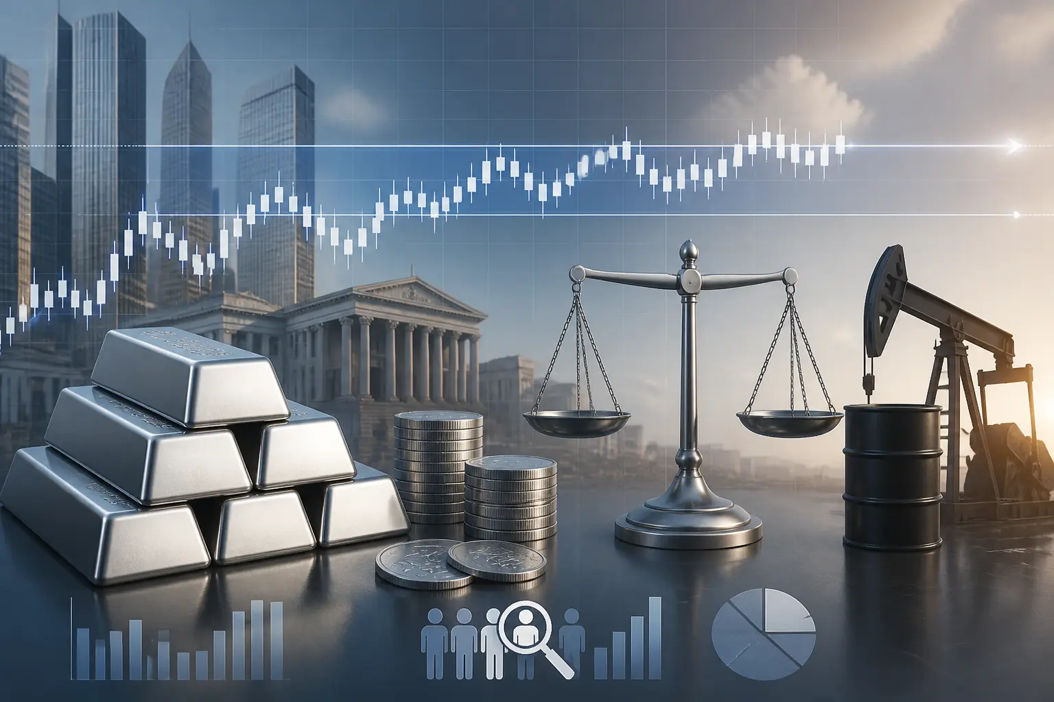 سعر الفضة يستقر قرب 62 دولارًا مع ترقب بيانات الوظائف الأمريكية وتأثير أسعار النفط
