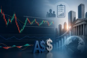 زوج الدولار الأسترالي/الدولار الأمريكي AUD/USD يتحرك جانبياً مع ترقب تقرير الوظائف الأمريكي