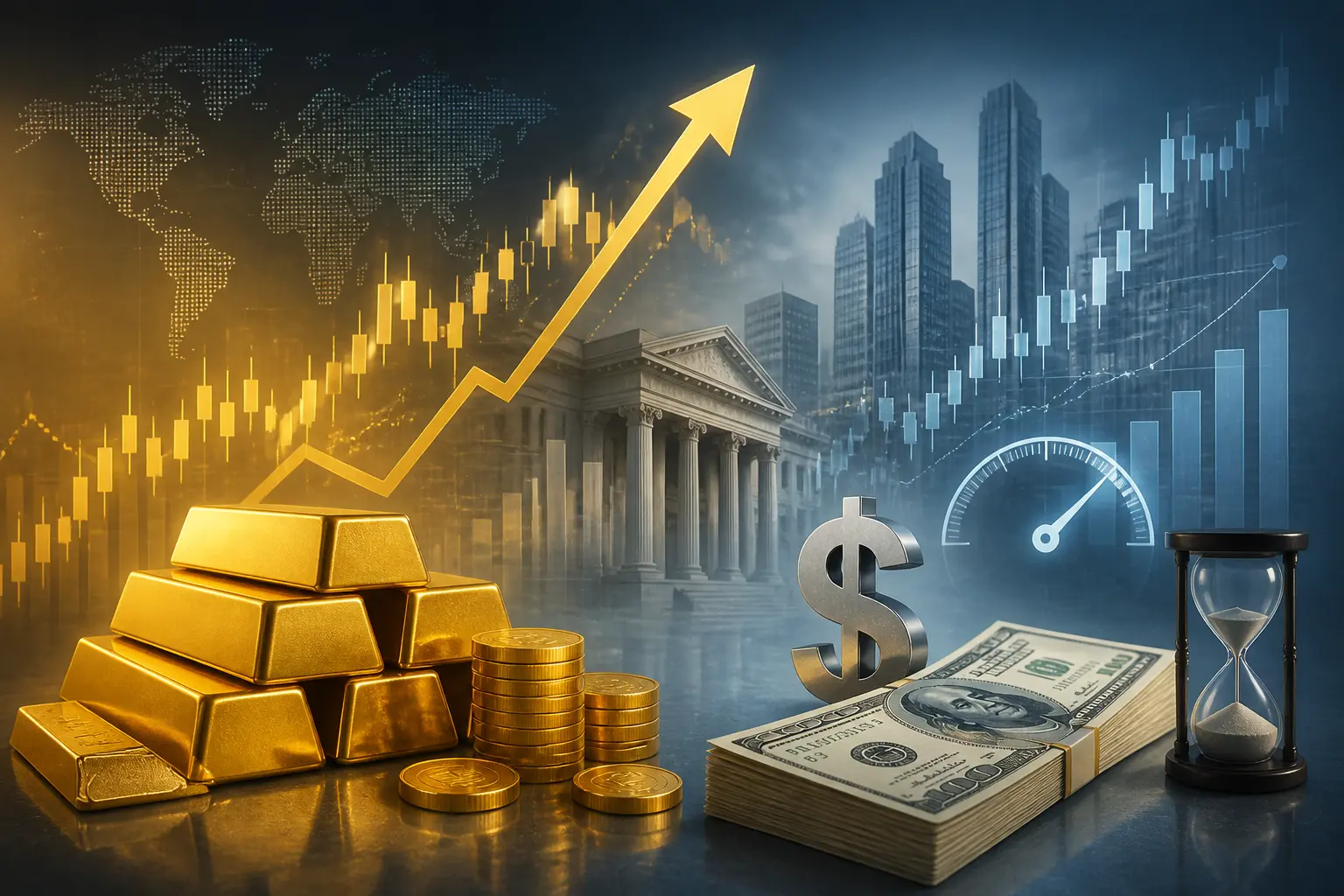 الذهب يقترب من 4300 دولار رغم قوة الدولار ورهانات رفع الفائدة قبل تقرير الوظائف الأمريكي
