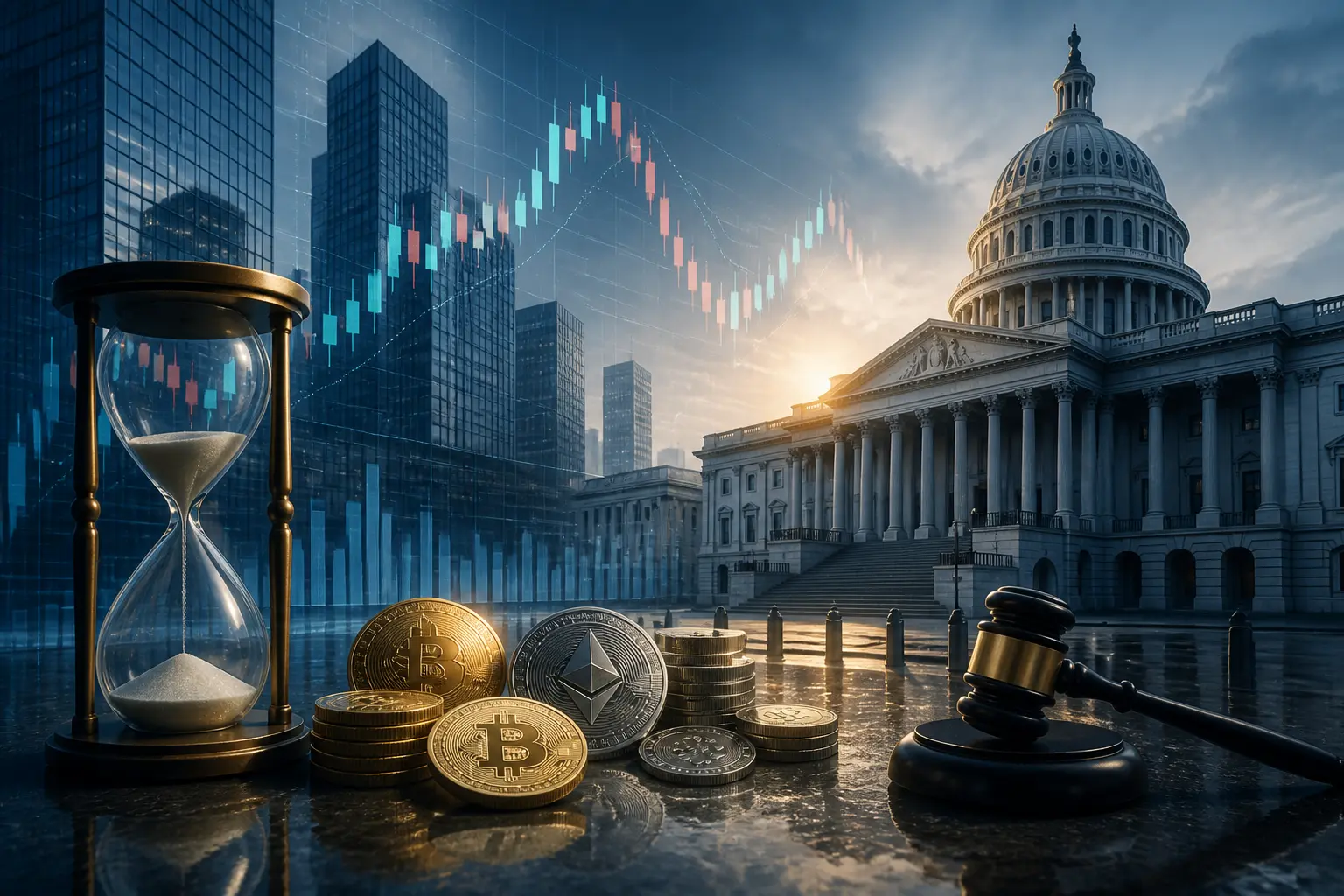 الكونغرس الأمريكي يؤجل التصويت على قانون تنظيم العملات الرقمية إلى سبتمبر