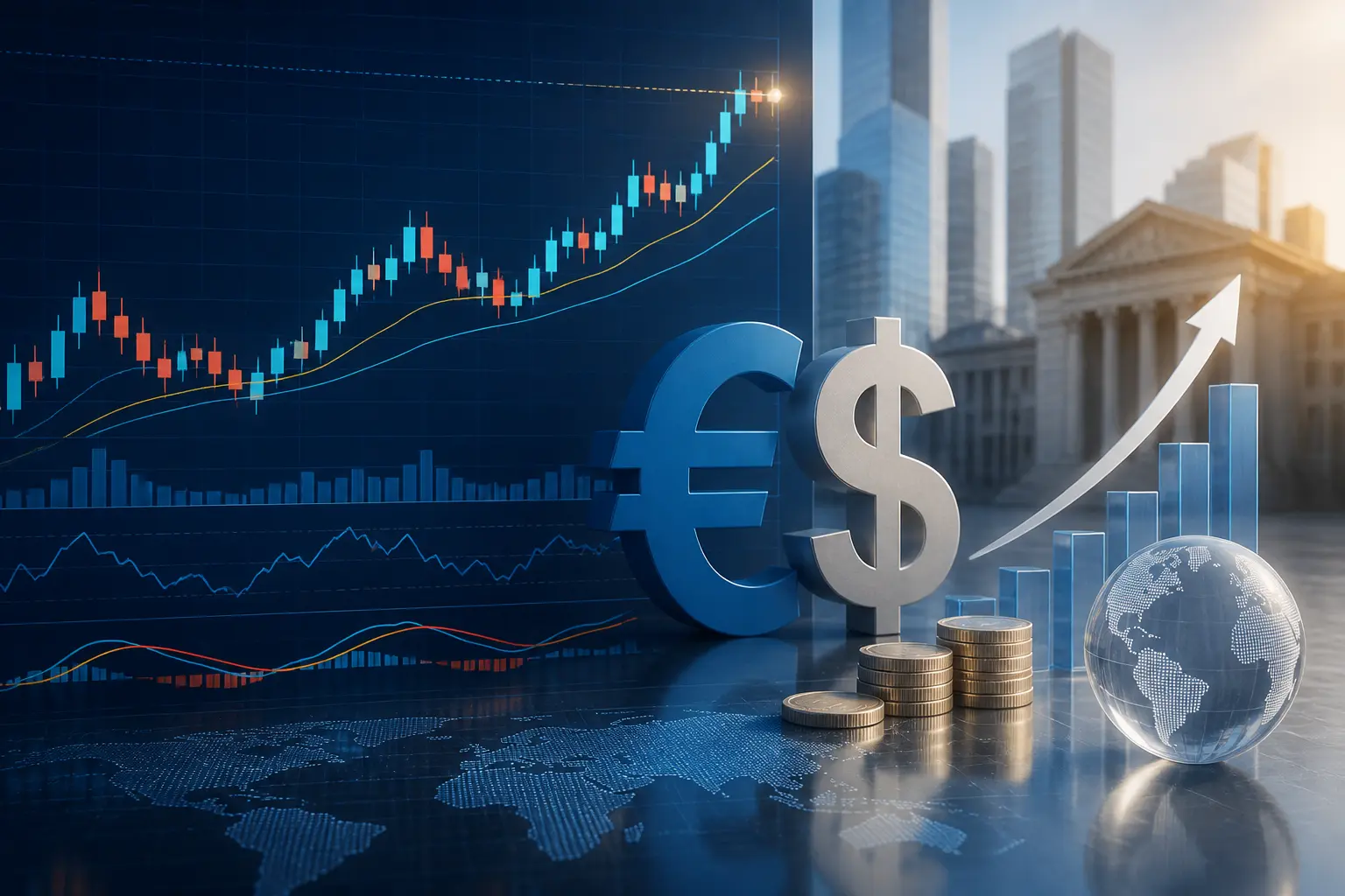 زوج يورو/دولار EUR/USD يتجه نحو 1.1620 مع ترقب بيانات التضخم الأمريكية