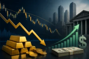 الذهب يتراجع دون أعلى مستوى في 17 يونيو وسط دعم محدود من ارتفاع الدولار الأمريكي