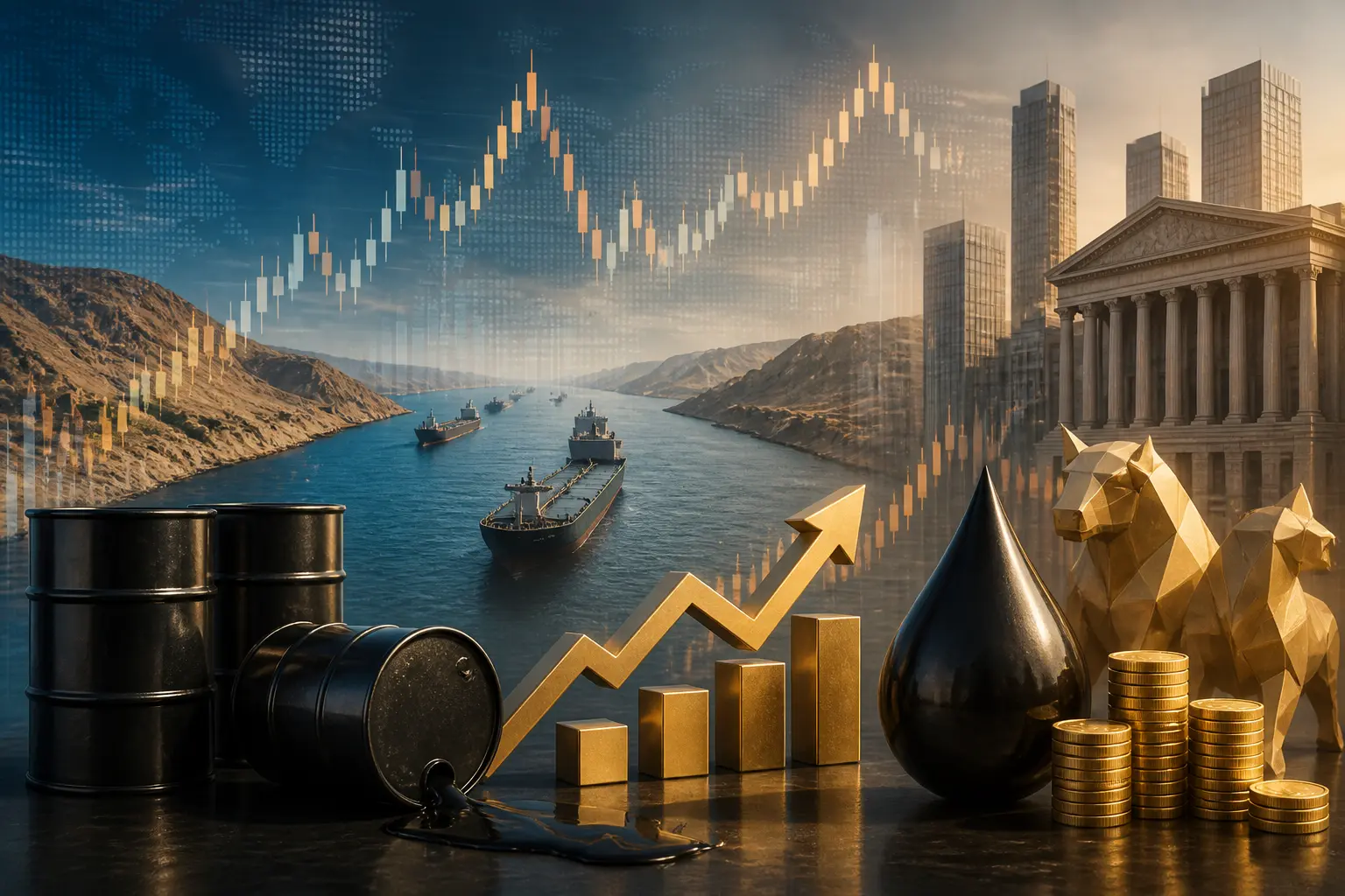 ارتفاع أسعار النفط مع استمرار الغموض حول إعادة فتح مضيق هرمز
