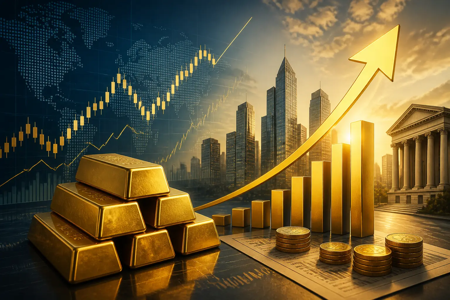 محلل يتوقع ارتفاع سعر أونصة الذهب إلى 10 آلاف دولار قبل نهاية ولاية ترمب