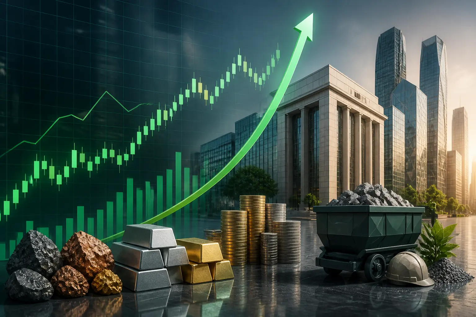 سهم معادن يرتفع لأعلى مستوى منذ يونيو مدعوماً بنمو أرباح الربع الثاني