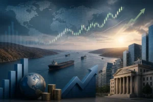 ارتفاع العقود الآجلة للأسهم الأميركية مع ترقب تطورات مضيق هرمز وتأثيرها على الأسواق