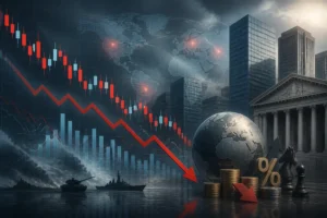 تراجع العقود الآجلة لمؤشر داو جونز وسط تصاعد التوترات الجيوسياسية ومخاوف رفع الفائدة