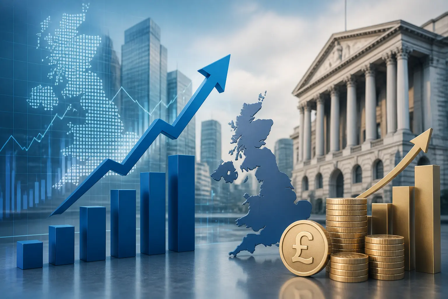 ارتفاع الناتج المحلي الإجمالي للمملكة المتحدة بنسبة 0.6% في الربع الثاني يتجاوز التوقعات