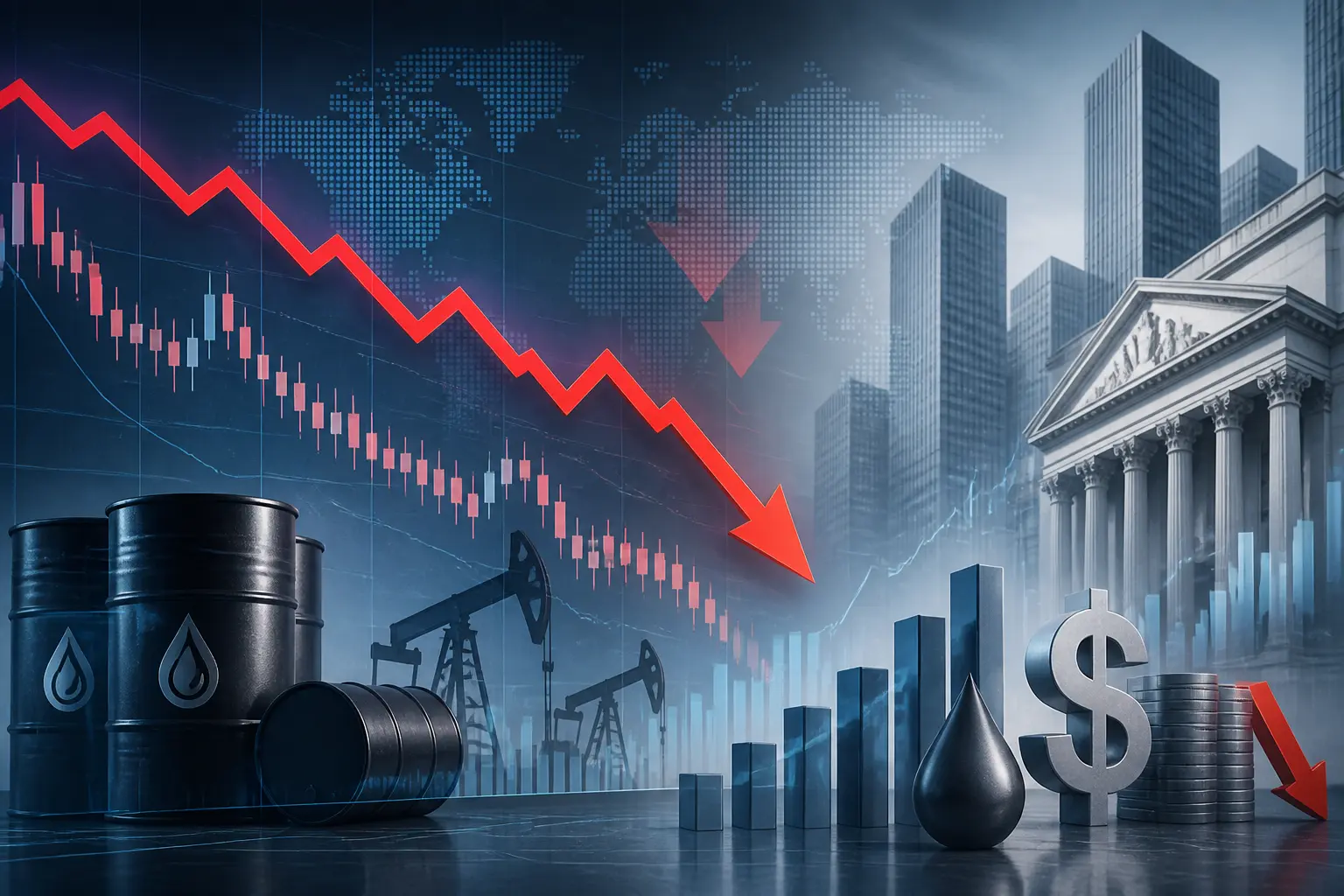 انخفاض خام غرب تكساس الوسيط إلى دون 82.50 دولار مع ارتفاع مفاجئ في مخزونات النفط الأمريكية