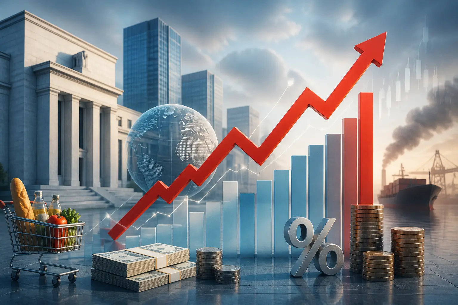 المركزي التركي يرفع توقعات التضخم إلى 28% بنهاية العام وسط تحديات جيوسياسية واقتصادية