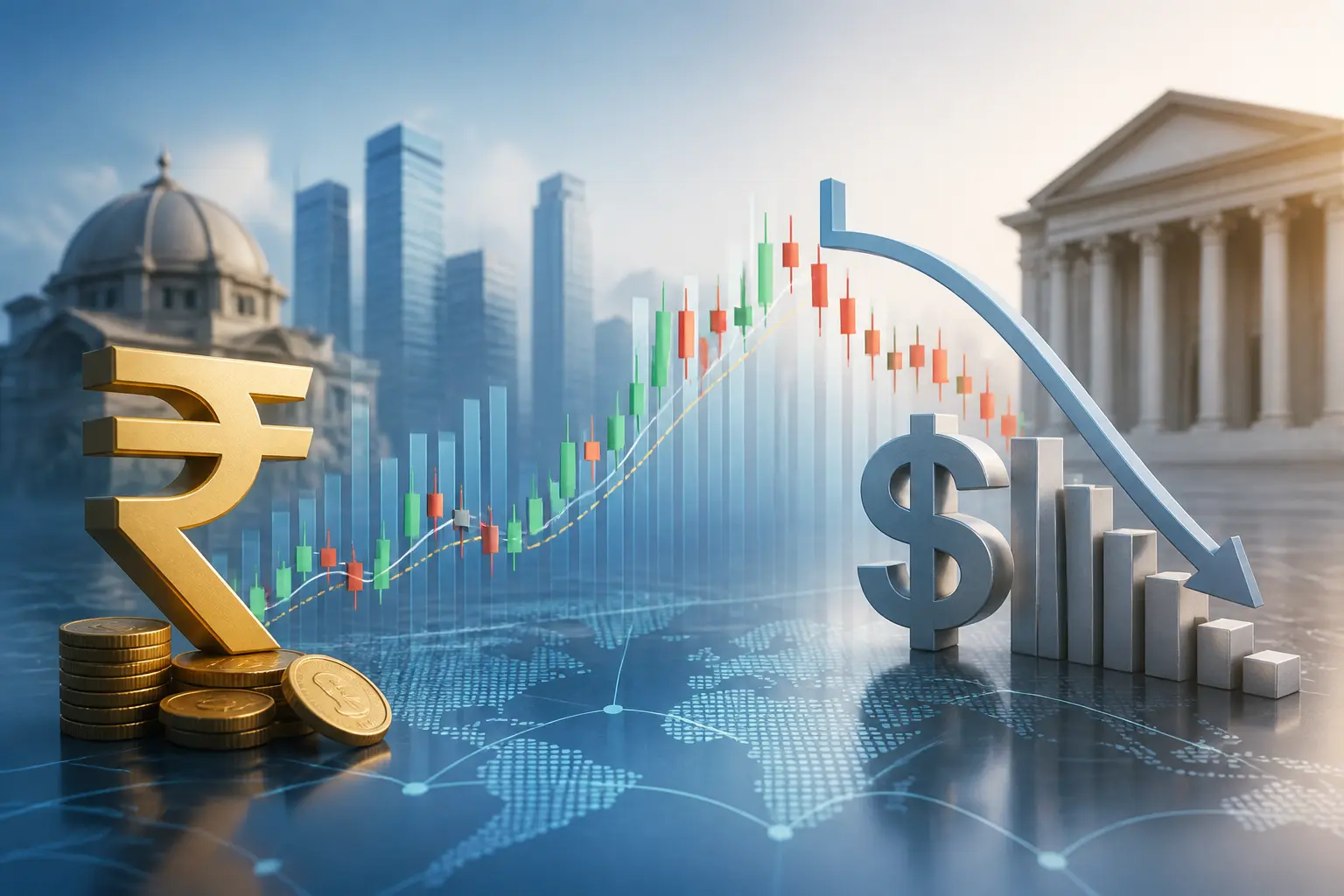 الروبية الهندية تستقر مع تراجع الدولار وسط تقليص توقعات رفع الفائدة الأمريكية