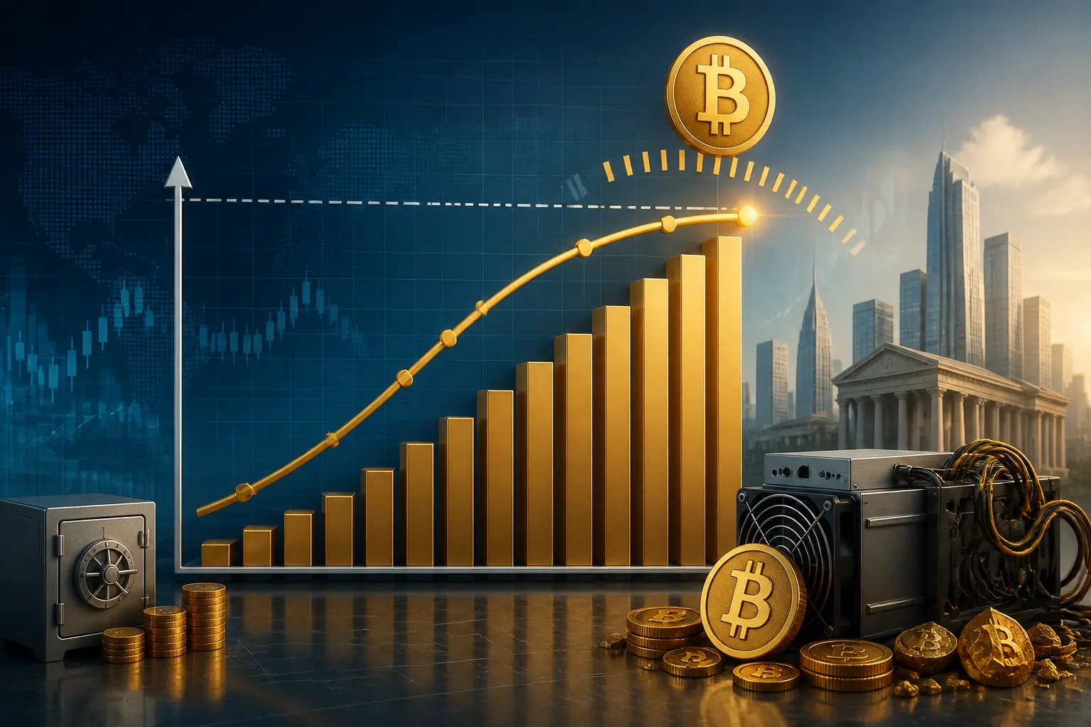 اقتراب البيتكوين من الحد الأقصى للمعروض يثير تساؤلات حول مستقبل التعدين
