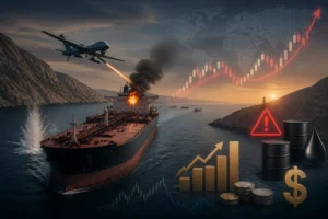 هجوم بطائرة مسيرة يستهدف ناقلة نفط قرب مضيق هرمز ويؤكد مخاطر الملاحة البحرية