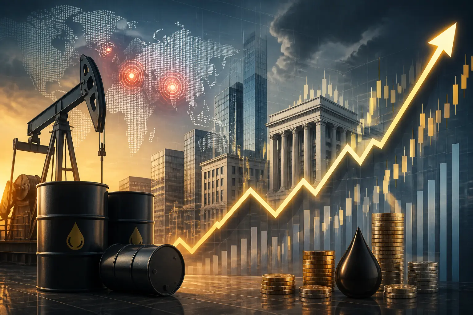 ارتفاع أسعار النفط مع تصاعد التوترات بين أميركا وإيران ووصول خام برنت لأعلى مستوى منذ يوليو