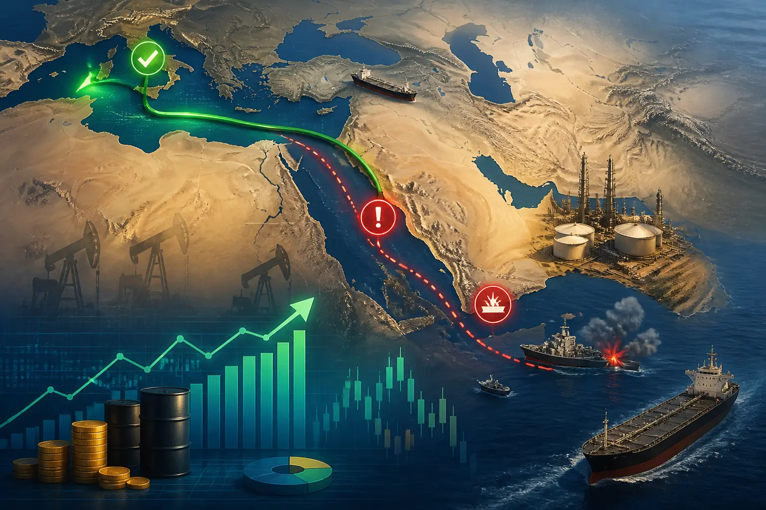 السعودية تعيد توجيه صادرات النفط إلى البحر المتوسط بسبب تهديدات الحوثيين في البحر الأحمر