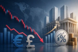 اليورو يتراجع أمام الجنيه الإسترليني بعد ارتفاع تضخم أسعار المستهلك في المملكة المتحدة إلى 2.9%