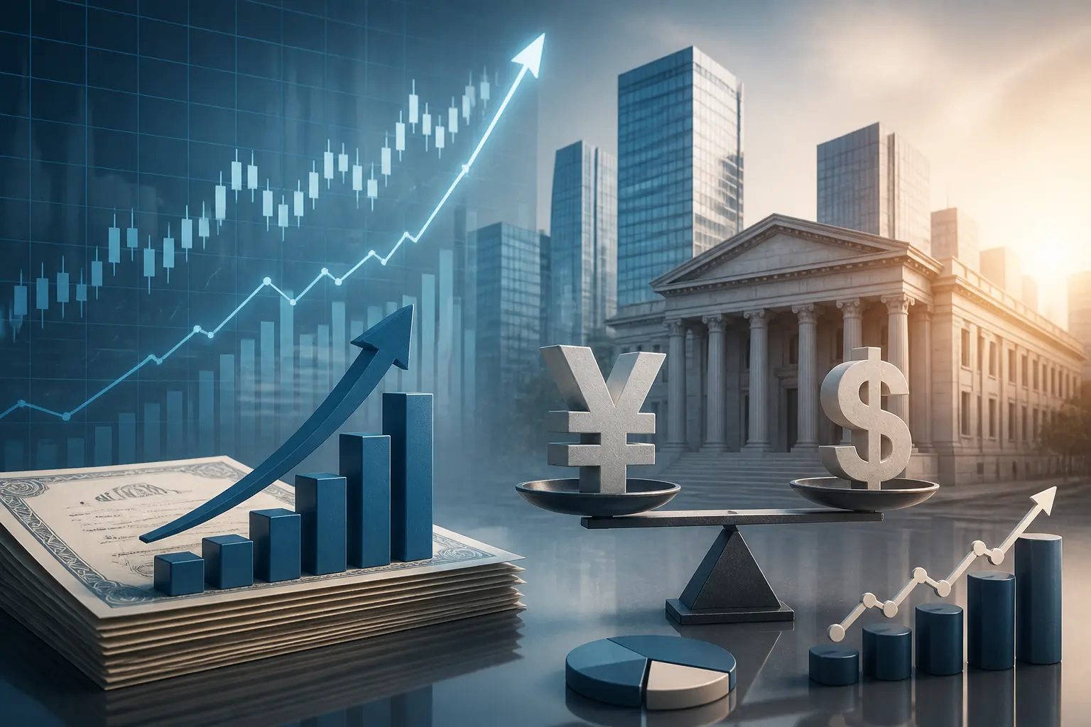 ارتفاع عوائد السندات اليابانية يدعم قوة الين مقابل الدولار مع ترقب لرفع الفائدة في سبتمبر