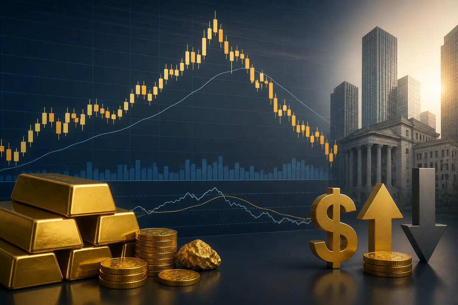 سعر الذهب يرتد إلى 4370 دولارًا مع تراجع الزخم الصعودي