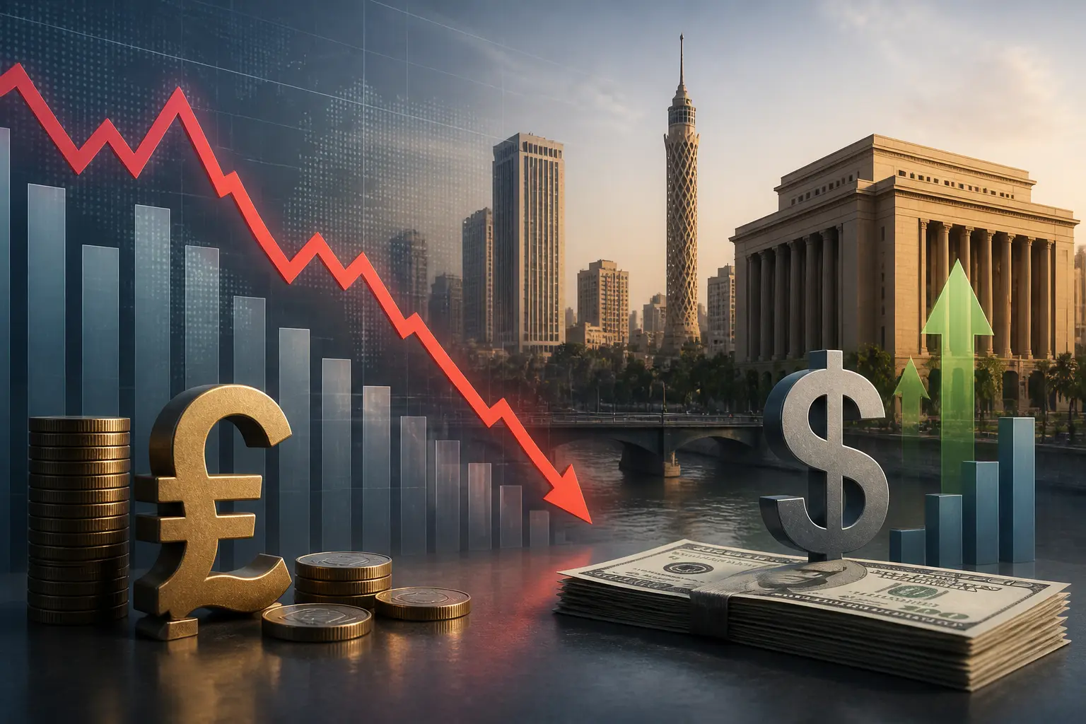 تراجع السيولة في مصر لأول مرة منذ 9 سنوات مع تعقيد قراءة المعروض النقدي بسبب ارتفاع الجنيه