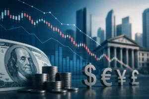 الدولار الأمريكي يظل قرب أدنى مستوياته قبل صدور بيانات PMI الرئيسية