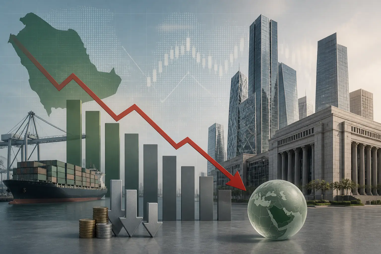 انخفاض الصادرات السلعية السعودية 4.5% في يونيو مع تراجع الصادرات غير البترولية 9.7%
