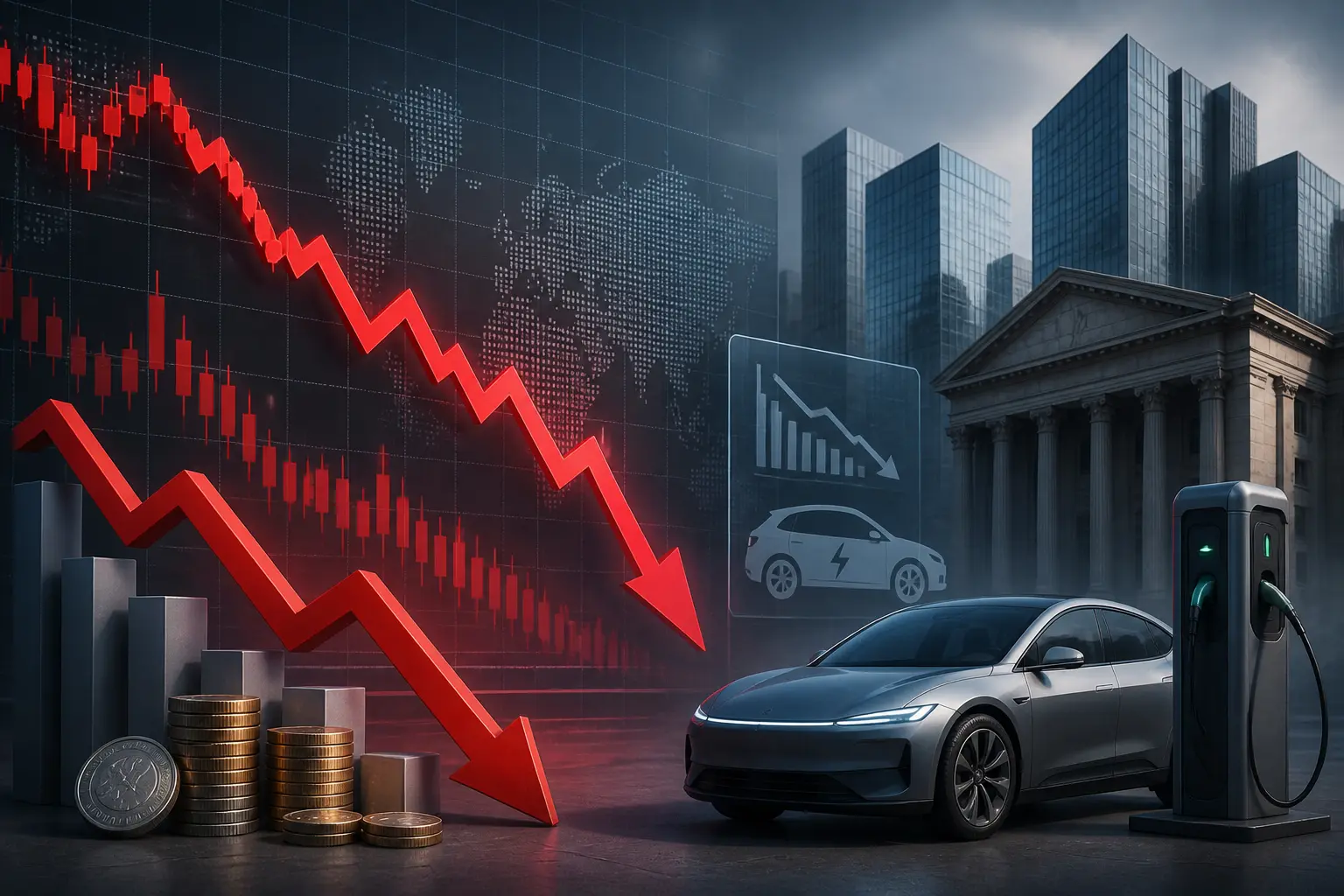 سهم تسلا يتراجع 3.8% وسط ضغوط على قطاع السيارات وتعديلات في أسعار سايبر تراك