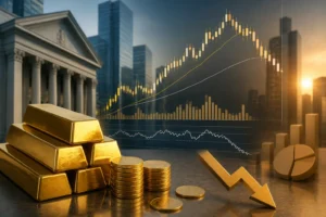 الذهب يتراجع قرب أعلى مستوى في ثلاثة أشهر بعد ارتفاع قوي