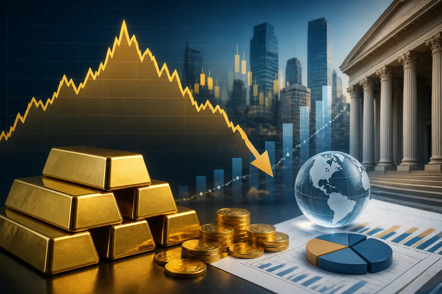 الذهب يتراجع بعد وصوله لأعلى مستوى في ثلاثة أشهر وترقب بيانات التضخم الأميركية