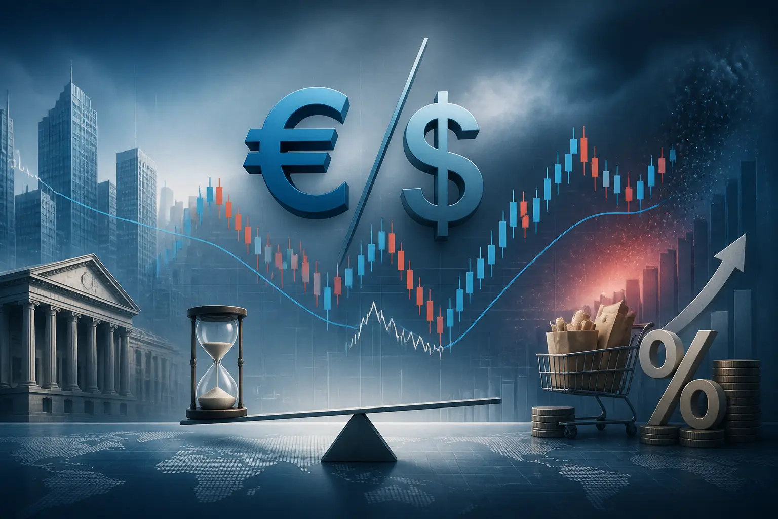التداول على زوج EUR/USD في أغسطس: الصبر مفتاح النجاح وسط فخ الركود التضخمي