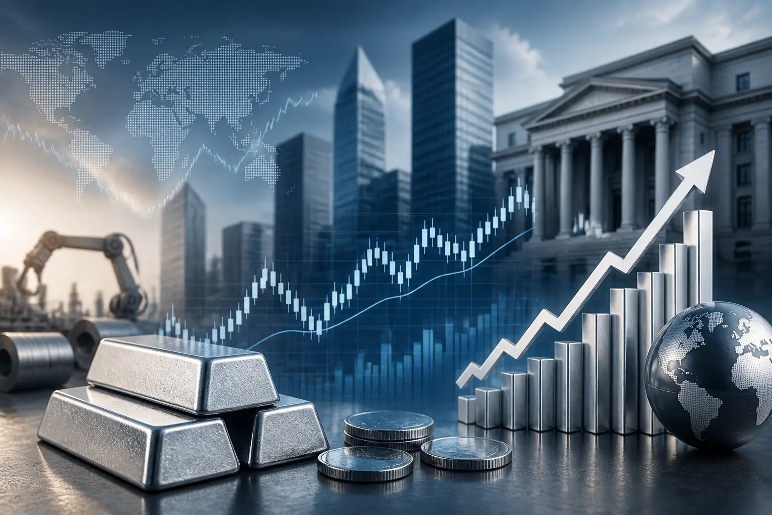 استقرار سعر الفضة فوق 69 دولارًا مع ترقب خطاب رئيس الفيدرالي وتأثيرات الطلب الصناعي