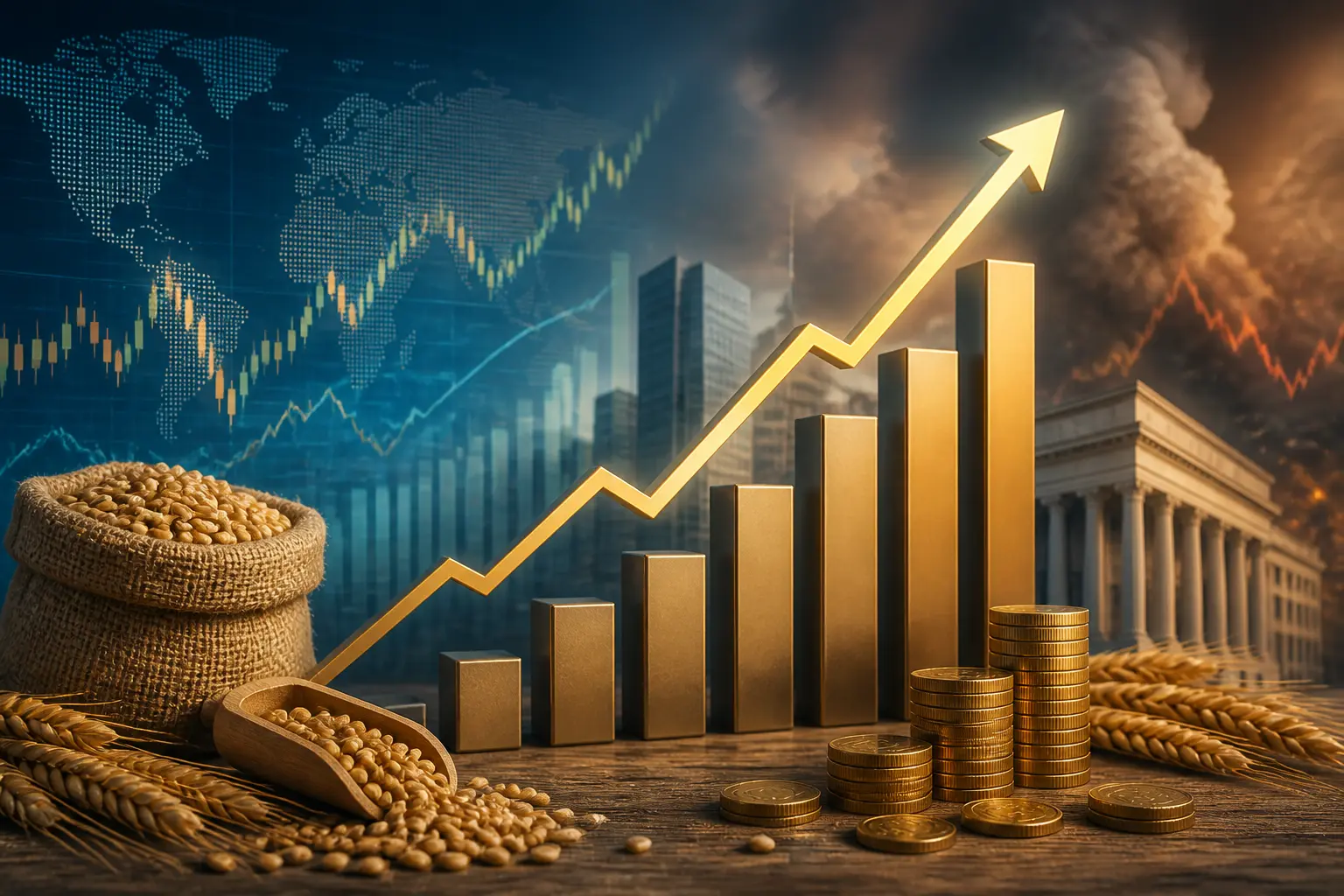 سعر القمح يرتفع لأعلى مستوى في 3 سنوات مع تصعيد محتمل للحرب الروسية الأوكرانية