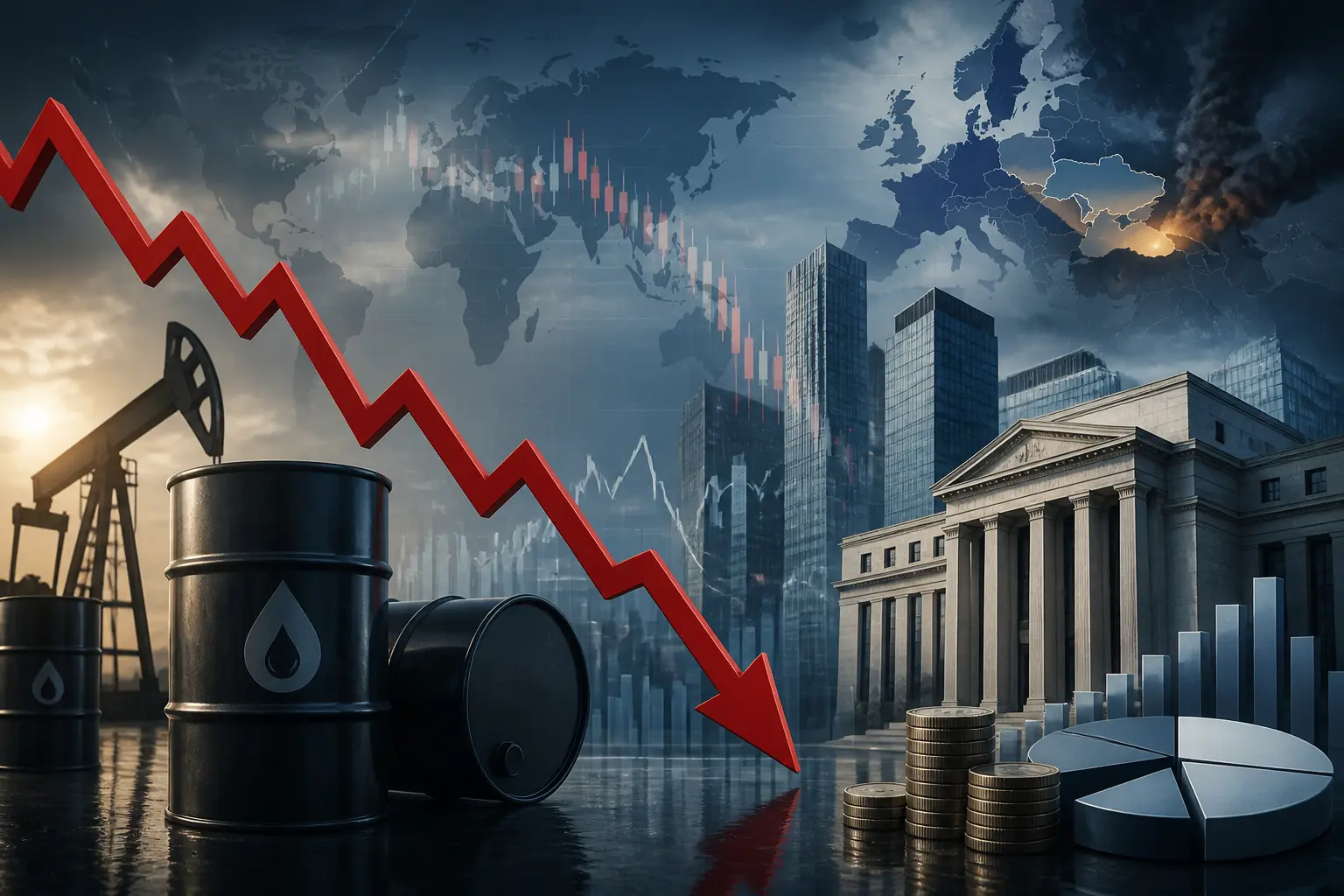 تراجع أسعار النفط مع ترقب اتفاق هرمز وتصاعد التوترات في أوكرانيا