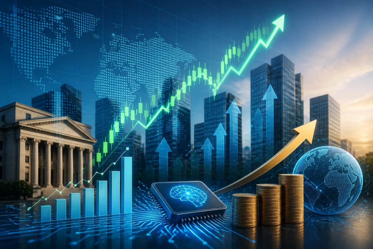 نتائج إنفيديا القوية تعزز أسهم التكنولوجيا والعقود الآجلة الأمريكية