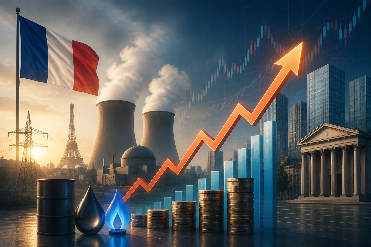 أسعار الطاقة في فرنسا ترتفع لأعلى مستوى منذ يناير 2025 مع استمرار المخاوف النووية