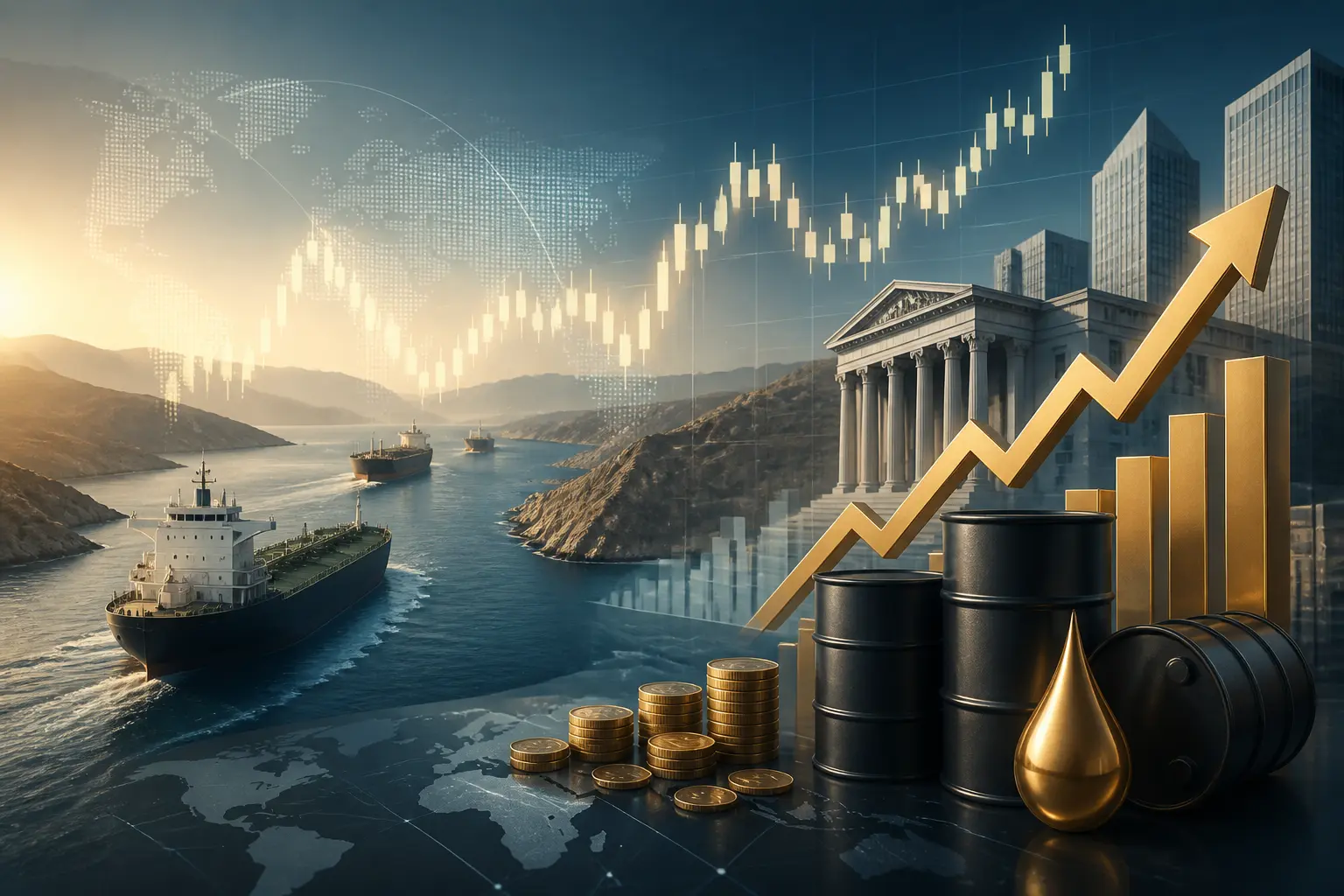 أسعار النفط ترتفع مع ترقب إعادة فتح مضيق هرمز وتطورات الصراع في الشرق الأوسط