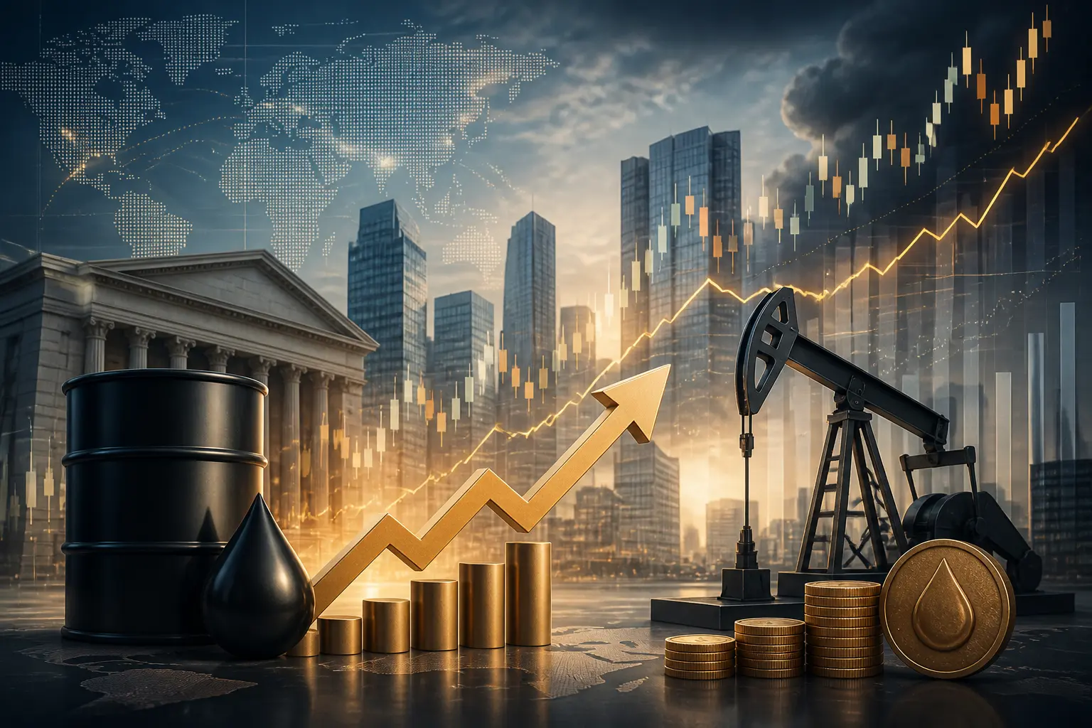 أسعار برنت ترتفع وسط مخاطر متزايدة على أوبك وتغيرات جيوسياسية