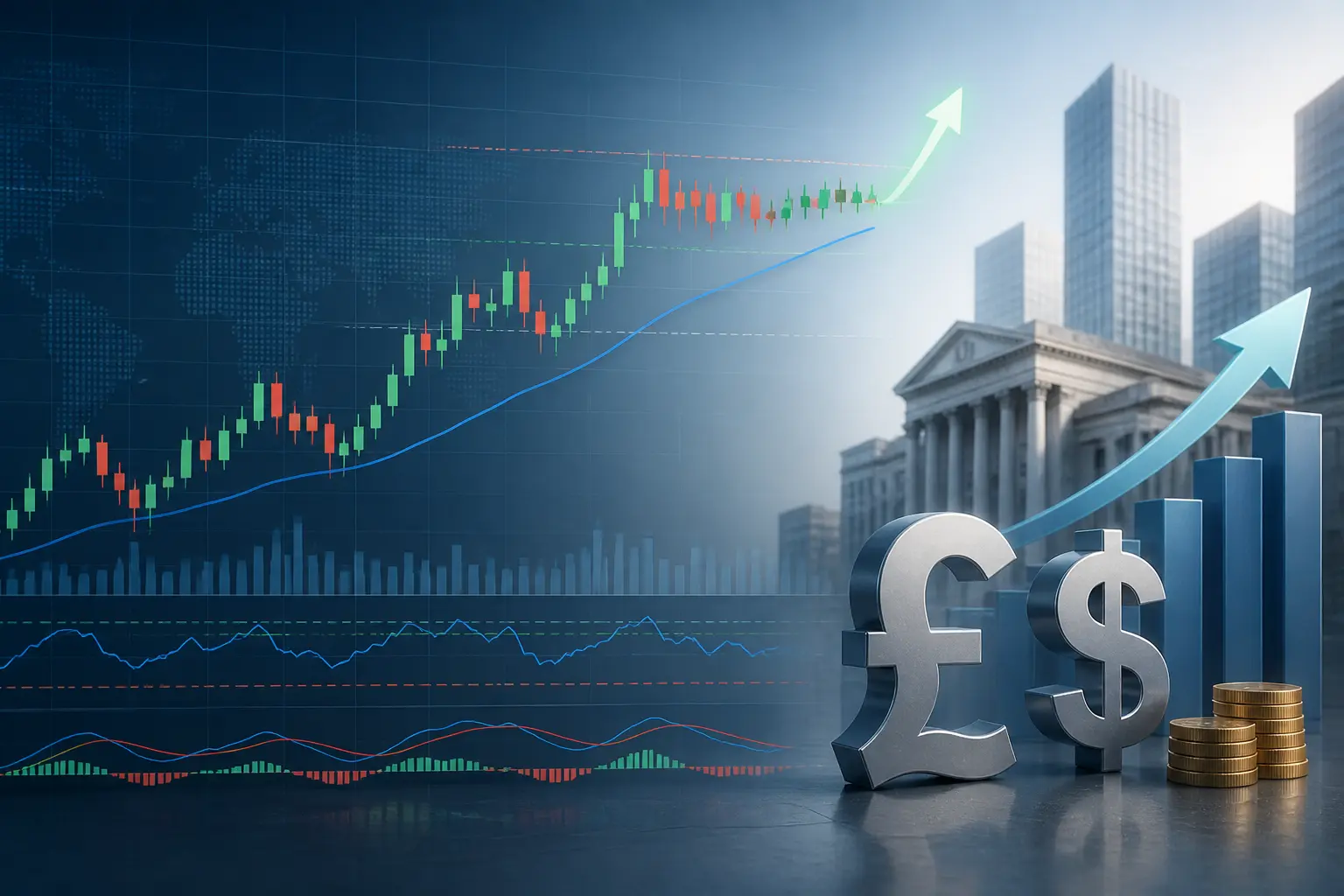 زوج استرليني/دولار يستقر قرب 1.3600 مع بقاء التوقعات الصعودية فوق المتوسط المتحرك 100 يوم