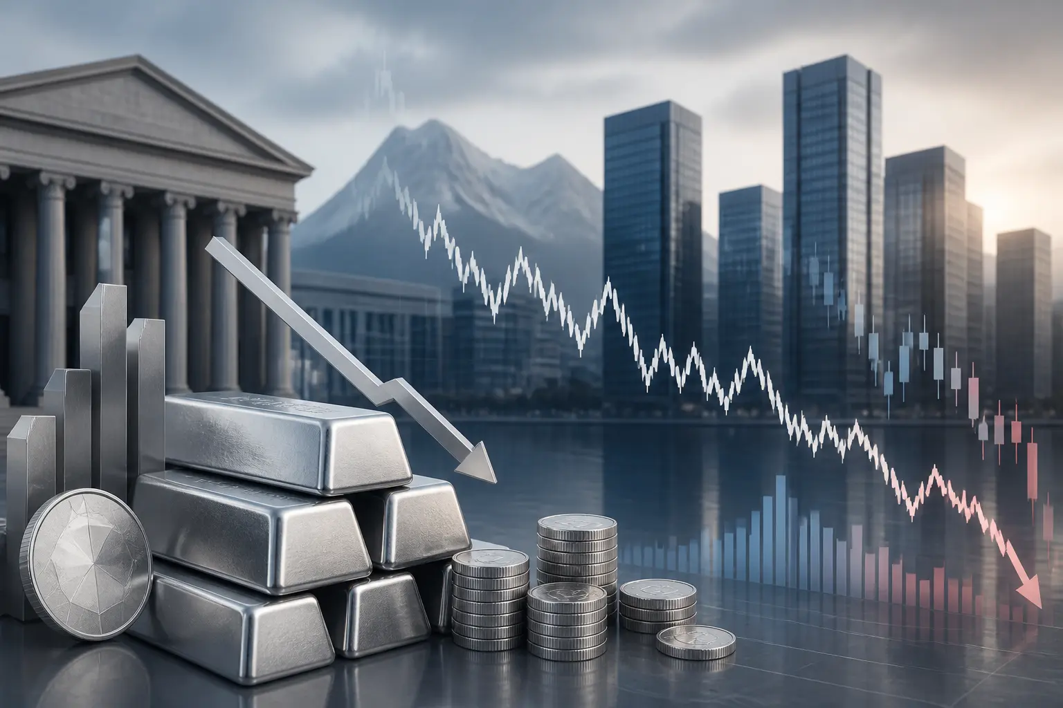 تراجع سعر الفضة دون 69 دولارًا مع ترقب خطاب رئيس الفيدرالي في جاكسون هول